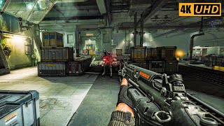 STEAL THE TRAIN  Wolfenstein The New Order 4K 60FPS UHD Gameplay [upl. by Gresham]