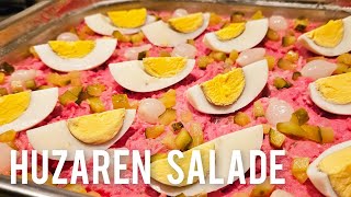 Huzaren Salade maken op zn Surinaams Kerstdagen receptHussar Salad Christmas recipe [upl. by Hanoy]