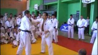 Ippon seoi nage defense and counter by Katsuhiko Kashiwazaki sensei [upl. by Jacob]