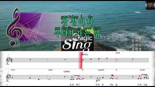 매직씽아싸노래방 윤현상 YOON HYUN SANG  감정이다무뎌져가는밤 노래방karaoke  MAGICSING [upl. by Ennavoj]