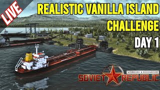 Realistic Mode In The BEST CITY BUILDER  Workers and Resources Realistic Live  01 [upl. by Hardan]