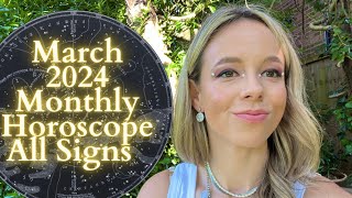 MARCH 2024 HOROSCOPE All Signs Eclipse Season is Back amp Venus in Pisces Sweetens the Deal [upl. by Ran]