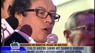 Discurso del alcalde Gustavo Petro en la Plaza de Bolívar [upl. by Quinn]