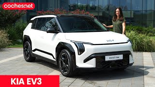 Al volante del Kia EV3 2024 un SUV muy esperado  Prueba  Test  Review en español  cochesnet [upl. by Eelarat]