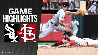 White Sox vs Cardinals Game Highlights 5424  MLB Highlights [upl. by Johnny]