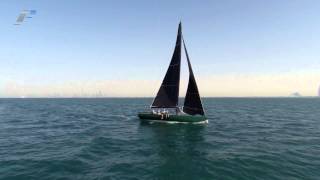 C40 MKII Yacht Rebellion  Inaugural Sail at Dubai Offshore Sailing Club February 2015 HD [upl. by Kcirdes]