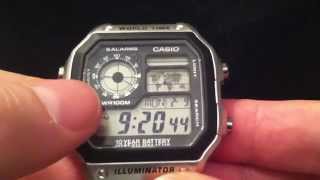 Casio AE1200 WHD1AVEF World Time Watch [upl. by Dimah]