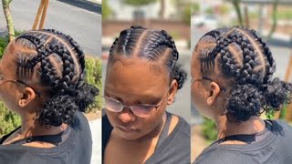 Toddler Hairstyle 👧🏽  Elastic Hairstyle [upl. by Tory]