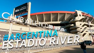 Recorrido MUNDIAL ZONA ESTADIO de RIVER  BUENOS AIRES  ARGENTINA  4K Walking Tour VLOG [upl. by Cynar]