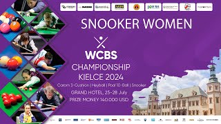 SemiFinals amp Finals  Snooker Women  WCBS Championship  Kielce 2024 [upl. by Leuname]