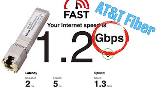 I got faster internet for only 50 from ATampT Gigabit Fiber using an SFP module installation [upl. by Marylynne]