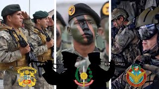 Top 10 Mejores Himnos y Marchas Militares del PERÚ [upl. by Robin]