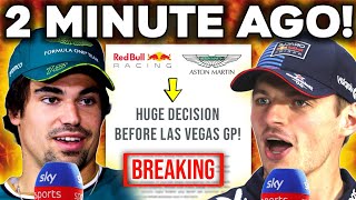 HUGE NEWS for Verstappen JUST CONFIRMED Sky F1 Furious Lance Stroll to Become Champion  F1 News [upl. by Kalinda]