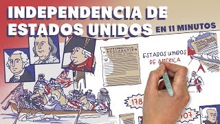 La Independencia de Estados Unidos en 11 minutos [upl. by Thgiwd]