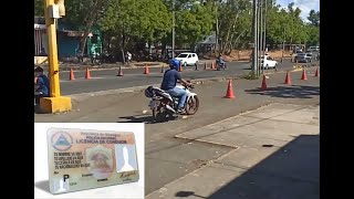 Examen práctico Licencia de conducir moto  Managua Nicaragua  Marzo 2022 [upl. by Assennav495]