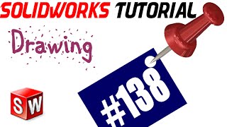 138 SolidWorks Drawing TutorialAuxiliary view [upl. by Dewar]