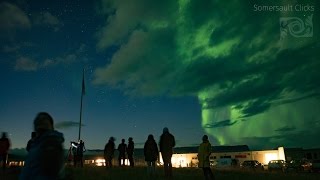 Watching the Northern Lights  Iceland  Fosshotel Núpar [upl. by Faubert]