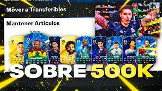 SACAMOS MUCHOS HEROES Y TOTGS DE LA CHAMPIONS EN LOS SOBRES DE 500K  FC 24 [upl. by Popele122]