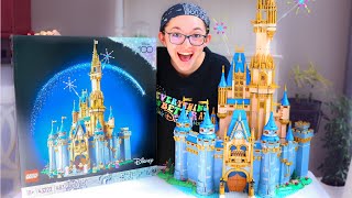 LEGO Disney100 Cinderella Castle Unboxing amp Review [upl. by Hsekin]