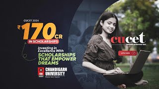 CUCET 2024  Early Bird Scholarship at Chandigarh University  CU Admissions  Placements [upl. by Ahsii]