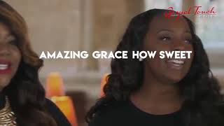 Amazing Grace Lyrics Video  Gospel Touch Choir Amazing Grace Choir The Unforgettable Version [upl. by Mehalek]