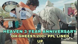 HEAVEN 3 YEAR ANNIVERSARY WE DID A COLLAB WITH OHGEESY 200 PPL LINED UP [upl. by Eelyk]