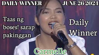 CARMELLE  DAILY WINNER  SHOWTIME  THE SCHOOL SHOWDOWN  JUNE 26 2024 [upl. by Shaughn]