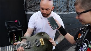 Dean from ARCHSPIRE Guitar Gear Rundown amp Interview in Brooklyn [upl. by Leuams]