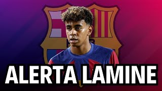 ‼️ALERTA LAMINE YAMAL CON MOLESTIAS EN LA RODILLA  🚨ÚLTIMA HORA BARÇA🚨 [upl. by Lander]