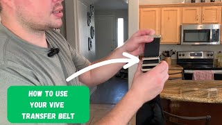 Vive Gait Transfer Belt  How To Use [upl. by Eidnalem69]