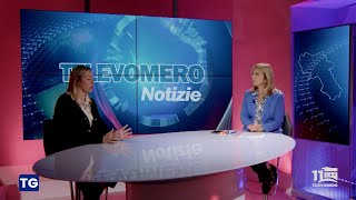 TELEVOMERO NOTIZIE ospite in studio Rita Ardizzone operatrice sociale Gesco [upl. by Ecydnarb]