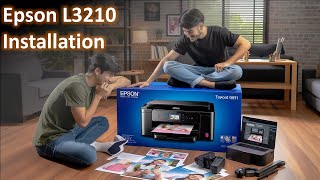 Epson L3210 installation  New Printer Setup Full Video unboxing review epson [upl. by Ticknor201]