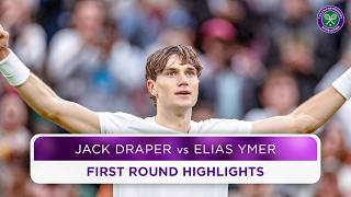 Five sets under the lights 😍  Jack Draper vs Elias Ymer  Highlights  Wimbledon 2024 [upl. by Kendall]