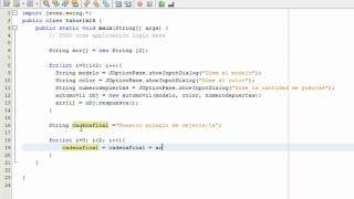 Tutorial 6 Parte 22 Java NetBeans WWWINQUISIDORESNET Contructores Clases y Arreglo de objetos [upl. by Elison741]