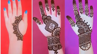 Easy stylish mehndi design  Beautiful mehndi design  Mehni ka design  mehdi design  mehandi [upl. by Arekahs]