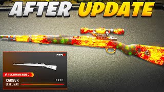 new BEST KAR98 after UPDATE in WARZONE 3 😲 Best KAR98K Class Setup  MW3 [upl. by Ailemor]