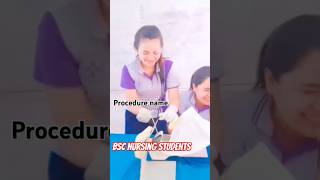 Bsc Nursing Students life 😱😱  catheter kaise lagate hain yoitubeshorts trendingshorts shorts [upl. by Notyalk875]