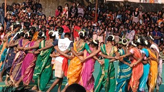 J M T High School Vangaon Tarapa Dance 2023  rajeshdavare [upl. by Ahsirek]