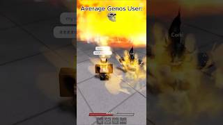 Average Genos User😭 TSBG roblox thestongestbattlegrounds robloxsaitamabattlegrounds memes [upl. by Arammahs]