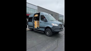 Overland 4x4 Sprinter Campervan Conversion Build by OK 4WD and Tire vanlife [upl. by Annoved]