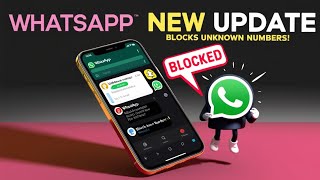 WhatsApp Block unknown account messages  Block unknown account messages WhatsApp New update [upl. by Alfons]