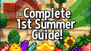 A Complete Guide for your First Summer  Stardew Valley 15 [upl. by Ester]