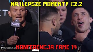 KONFERENCJA FAME MMA 14 NAJLEPSZE MOMENTY SKRÓT CZ 23 [upl. by Anileh]