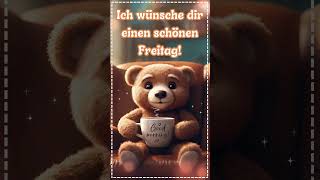 ☕🐻 Ein kleiner Gruß am Freitag für dich 🐻☕ Grußvideo für WhatsApp kostenlos shorts [upl. by Genesia40]