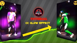 How to make cc glow 👑 effect like me 😜 [upl. by Llenrrad]