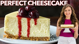 How to make the PERFECT CHEESECAKE with Cherry Sauce [upl. by Ayotahc963]