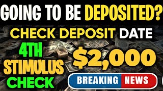 GOING TO BE DEPOSITED 2000 STIMULUS CHECK DEPOSIT DATE FOR ALL SSI amp SSDI RECIPIENTS [upl. by Abihsot611]