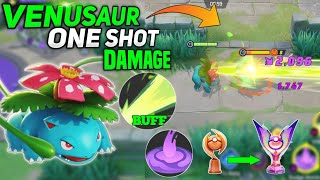 Venusaur New One Shot Damage Build for Solar Beam Best Build Ever  Pokemon unite [upl. by Ettelrahc]