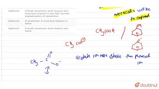 AssertionThe pKa of acetic acid is lower than that of phenolReason [upl. by Nattirb118]