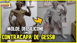 LVL 8  TUTORIAL  COMO FAZER MOLDE DE SILICONE com CONTRACAPA DE GESSO I Passo a Passo e Dicas [upl. by Dehlia]